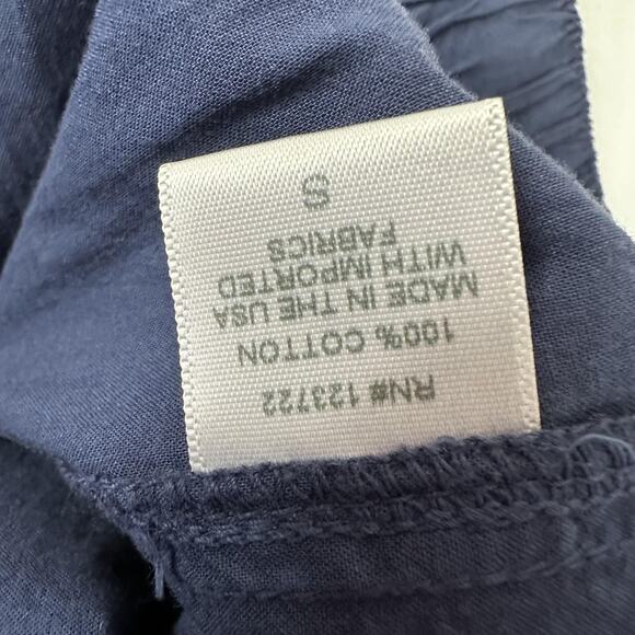 Xirena Pants Womens Small Navy Blue Drawstring Lightweight Made USA Casual - Picture 7 of 13